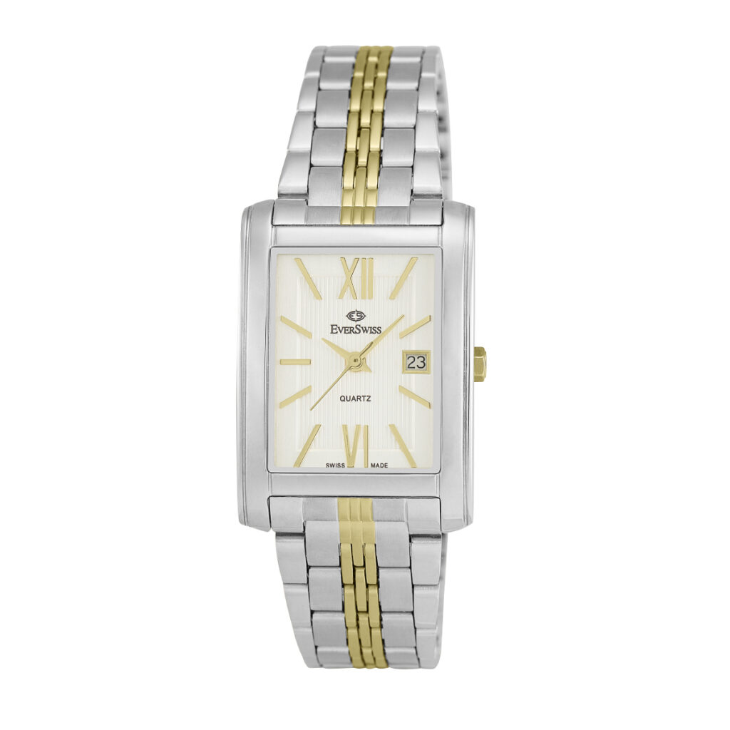 EVERSWISS Dress Watch 5744.GTC Swiss Made Men's Watch Men's Fashion Watch Designer Watches For Men Gent's Watch Yellow Gold PVD luxury by EverSwiss