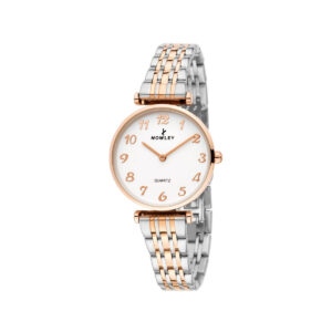 NOWLEY Ladies Watch 8.5901.0.0 Ladies' Dress Watch Ladies' Fashion Watch Designer Watches For Women Women's Watch Under £100.00 White dial Rose Gold PVD.