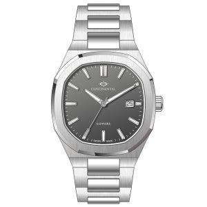 Continental Gents Dress Watch 23501-GD101680 - Swiss Made Luxury Watch Luxury Watches For Men Men’s Stainless Steel Watch Men's Dark Grey dial Watches