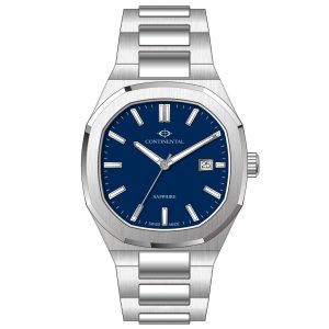 Continental Gents Dress Watch 23501-GD101830 - Swiss Made Luxury Watch Luxury Watches For Men Men’s Stainless Steel Watch Men's Blue Dial Watches
