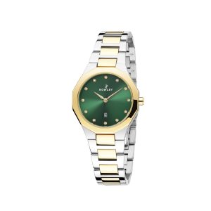 NOWLEY Ladies Watch 8-0035-0-2 Prisma Green Dial with CZ Ladies Ladies Fashion Watch Designer Watches For Women Watches For women Nowley Ladies Prisma Watch - front view