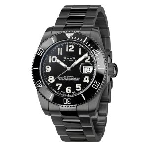EPOS Dive Watch 3504.138.85.35.95 - a Swiss Made Luxury Watch, Men's Titanium Dive Watch & Limited Edition Watch with a COSC Certified Automatic Movement - front view