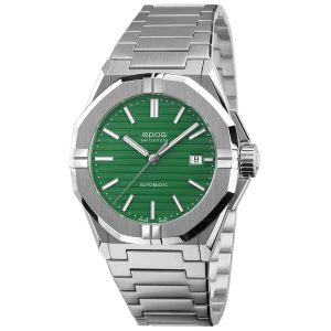 The EPOS Gents Automatic Sports Watch 3506.132.20.13.30 is a Swiss Made Luxury Watch, a Men's Stainless Steel Watch & Men's Elegant Dress Watch with an Automatic Movement - front view