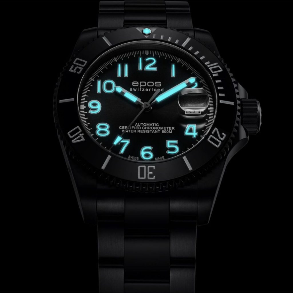EPOS Dive Watch 3504.138.85.35.95 is a Swiss Made Luxury Watch, Men's Titanium Dive Watch & a Limited Edition Watch with a COSC Certified Automatic Movement