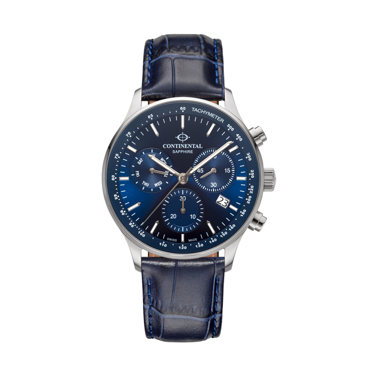 CONTINENTAL Chronograph Watch 22001.GC158830 Swiss Made Luxury Watch Luxury Watches For Men Men’s Stainless Steel Watch Men's Blue dial Watches
