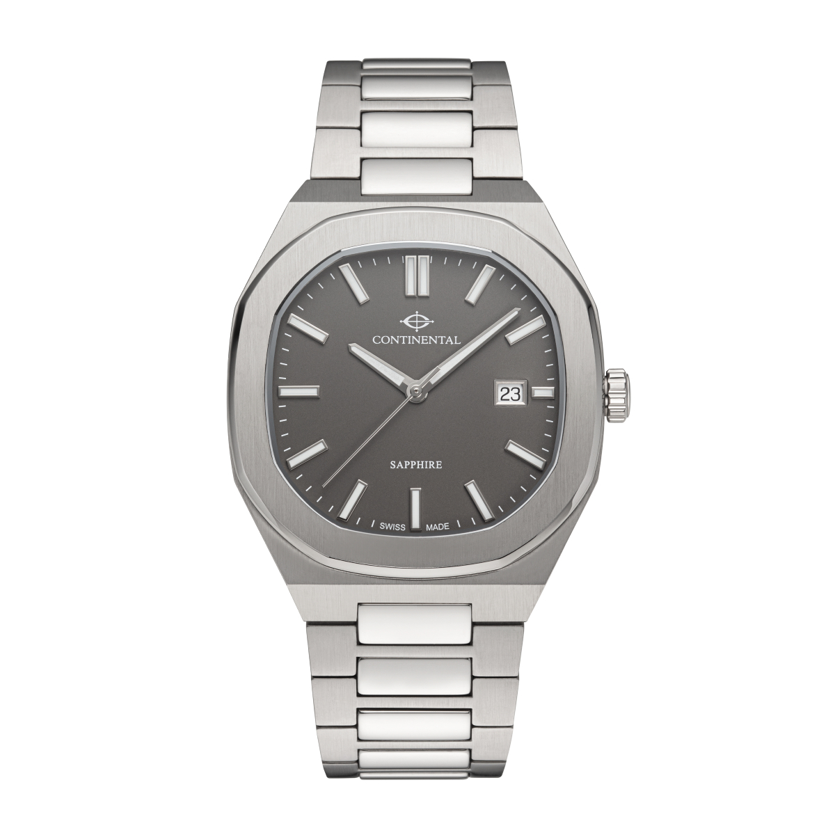 CONTINENTAL Dress Watch 23501.GD101680 Swiss Made Luxury Watch Luxury Watches For Men Men’s Stainless Steel Watch Men's Dark Grey dial Watches