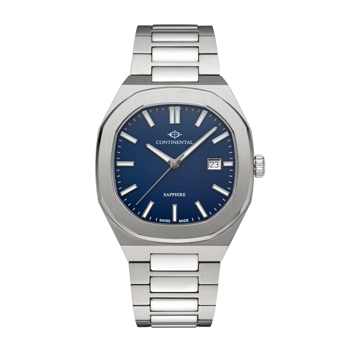 CONTINENTAL Dress Watch 23501.GD101830 Swiss Made Luxury Watch Luxury Watches For Men Men’s Stainless Steel Watch Men's Blue Dial Watches